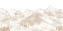 Papier peint panoramique Aravis sépia, XXL, tendance