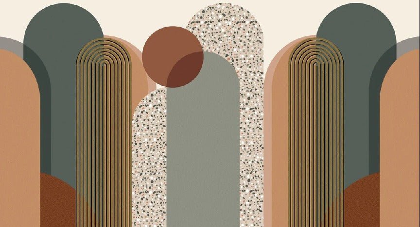 Papier peint Art déco graphique tendance, XXL, tendance