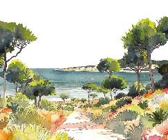 Papier peint panoramique air estival, XXL, tendance