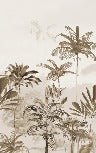 Panorama-Tapete Dschungel Eden Sepia