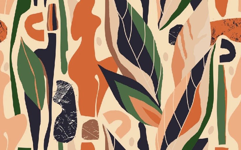 Abstract plant wallpaper