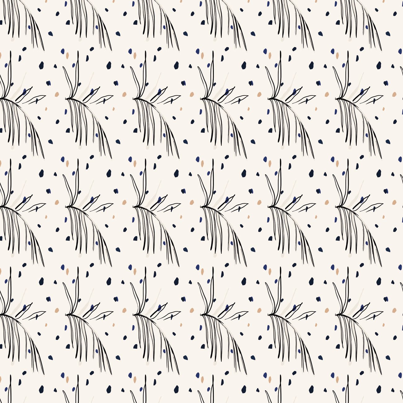 Papier peint minimaliste feuilles, XXL, tendance