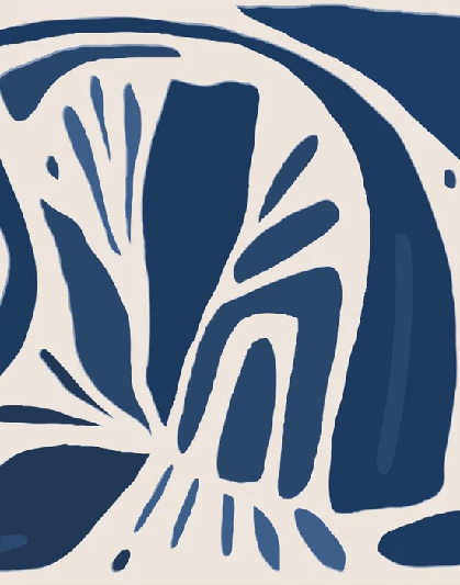 Papier Peint Panoramique Les Cyclades - H155cm x L122cm - Matière Softouch, XXL, tendance