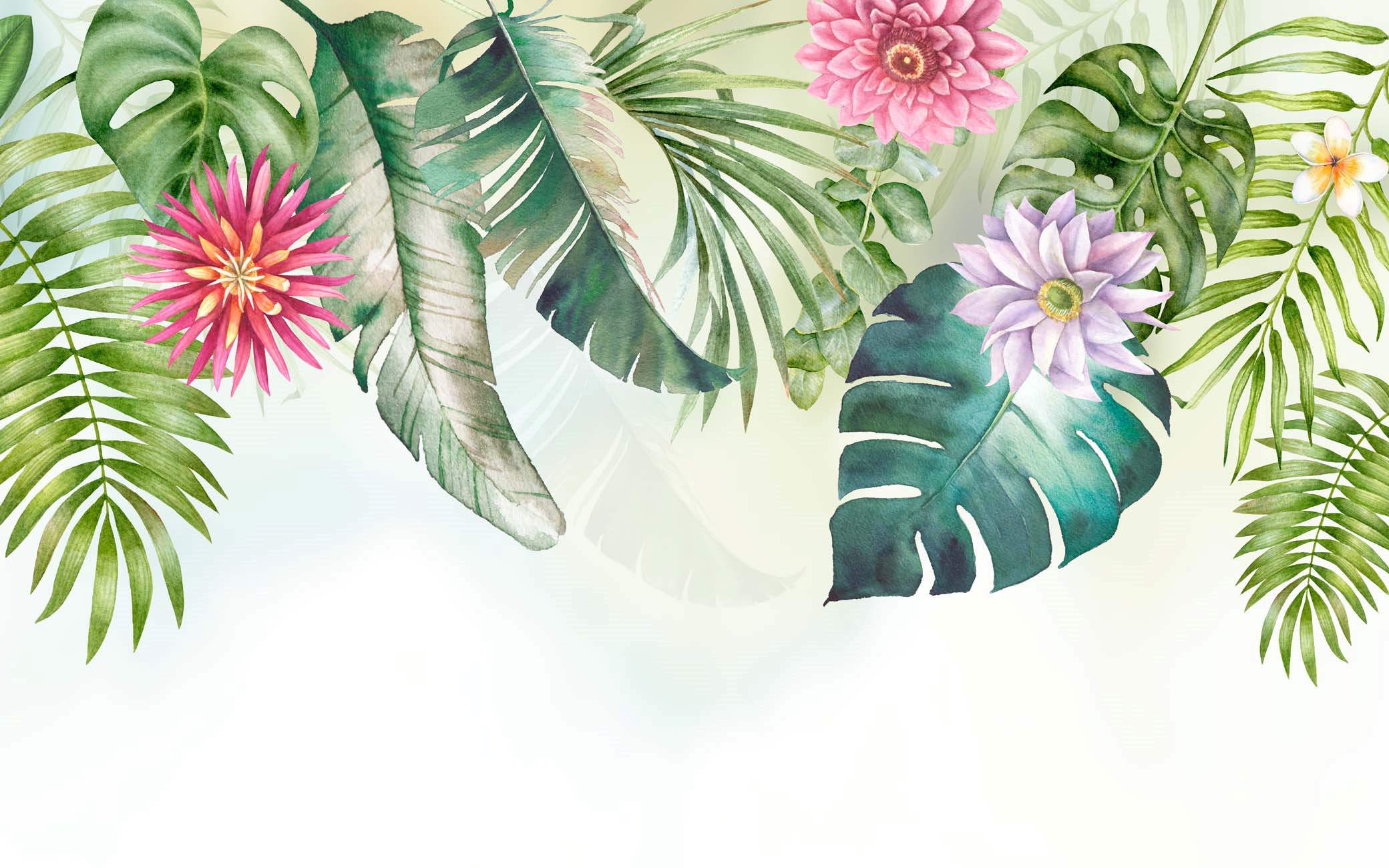 Papier peint panoramique Botanic, XXL, tendance