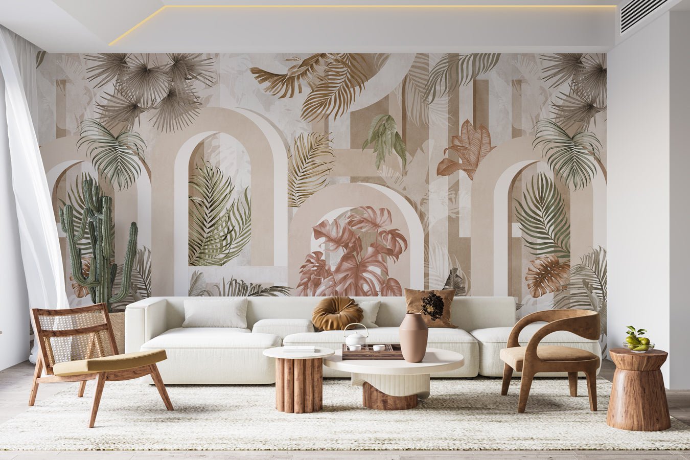 Papier peint tendance arche sépia, XXL, tendance