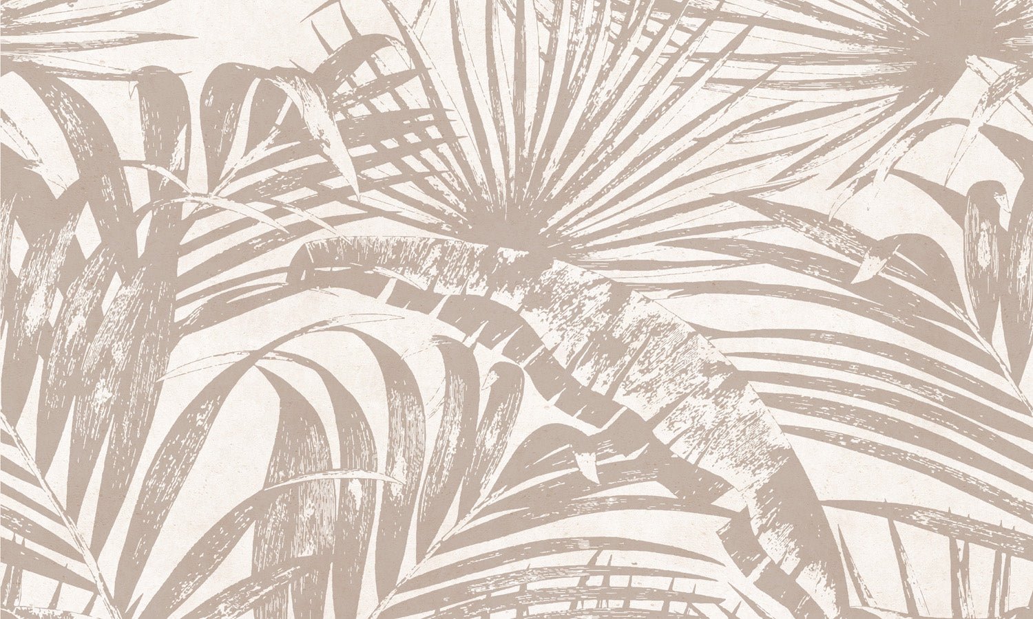 Papier peint salle de bain monochrome jungle feuille, mural concept, tendance