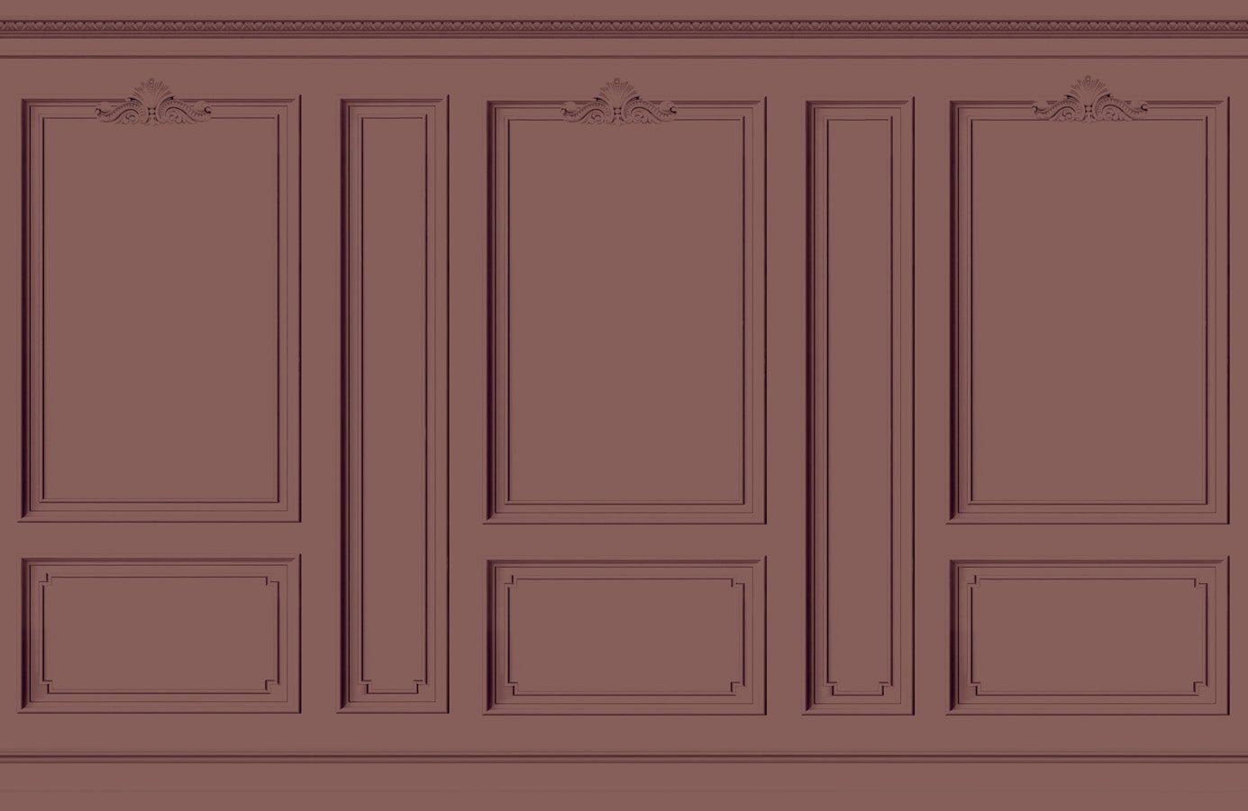 Papier peint trompe l'œil Haussmannien Hacienda, mural concept, tendance