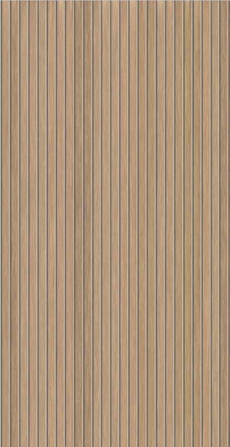 VP Carta da parati a strisce di legno effetto quercia fondo beige L104cm x H204cm