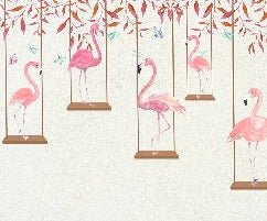 Papier peint Flamingo