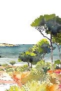 Papel pintado panorámico de verano