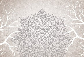 Vliestapete Mandala Bohemian Indian