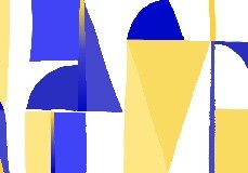 Papel pintado estilo Majorelle de Memphis