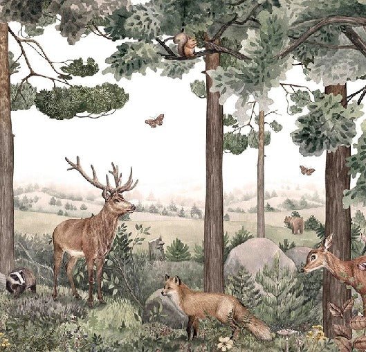 Papier peint bébé sentier sauvage, XXL, tendance