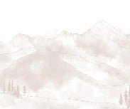 Papier peint panoramique Aravis beige, XXL, tendance
