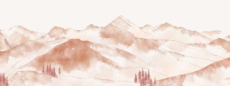 Papier peint montagne chaine des Aravis