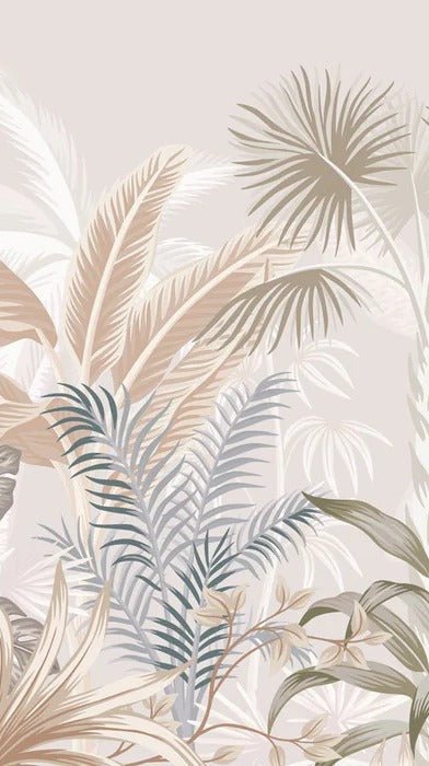 Papier peint panoramique jungle terracotta, XXL, tendance