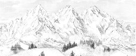 Papel pintado de la montaña de Chamonix