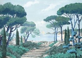 Tapete Spaziergang in den Calanques