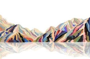 Papier peint Annecy arty color, XXL, tendance