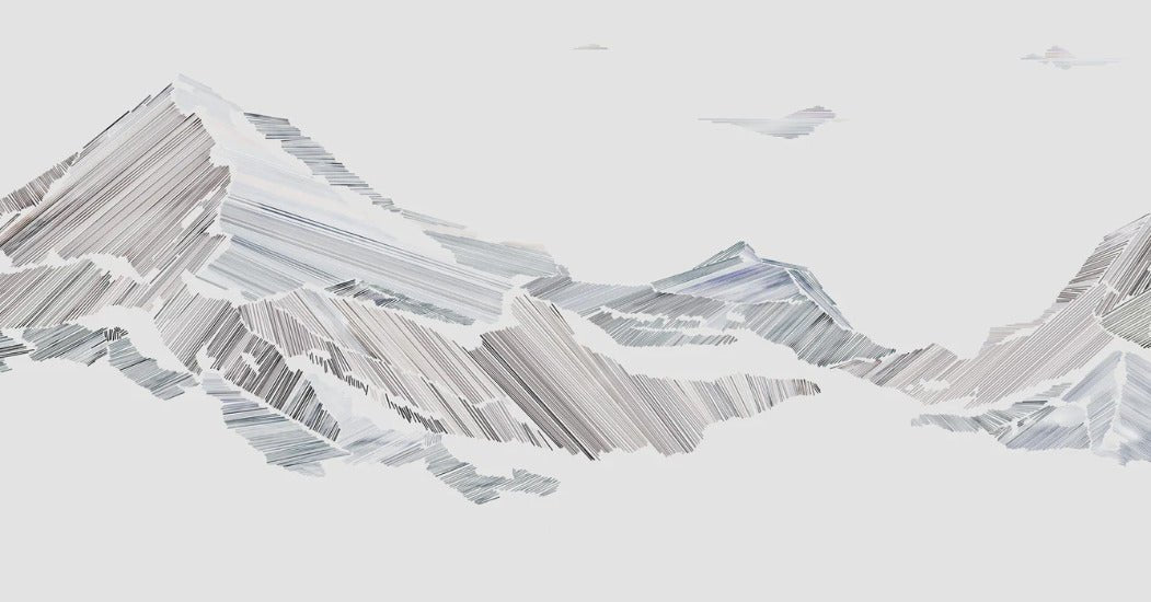 Papel pintado Restaurante estilo montaña