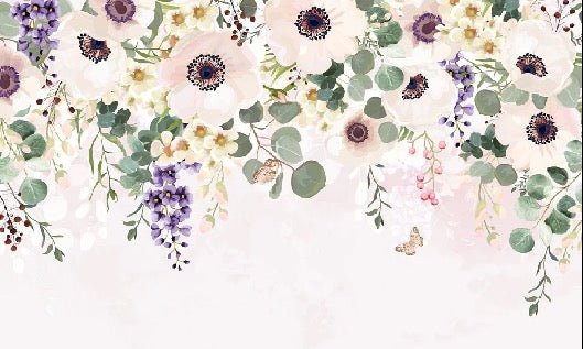Tapete Wunderbare Blumen