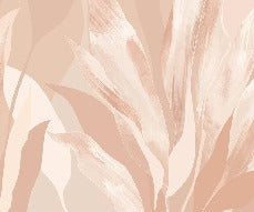 Papier peint étoffe florale nude