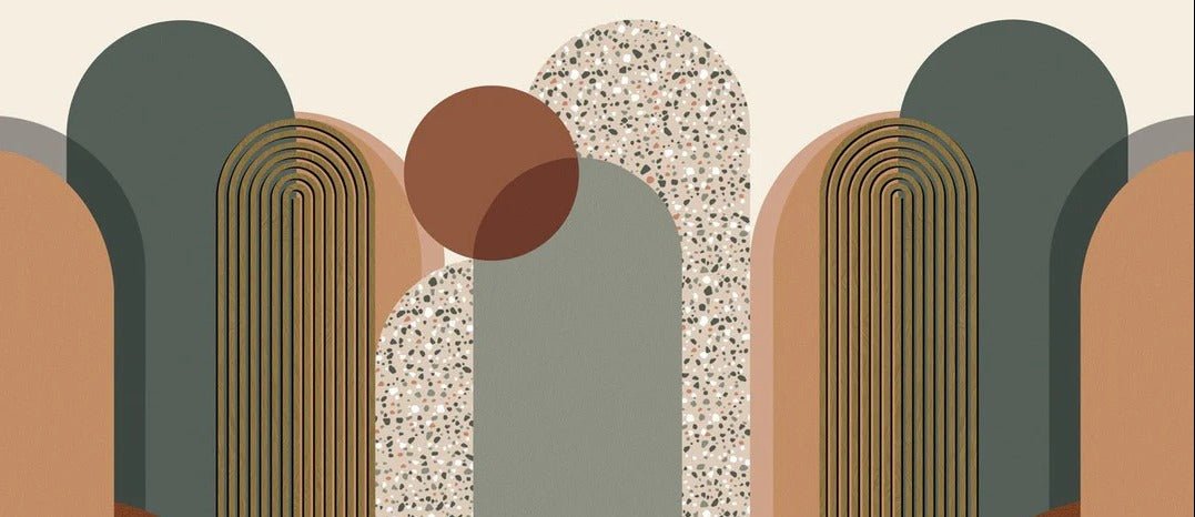 Papier peint Art déco graphique tendance, XXL, tendance