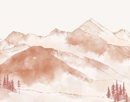 Carta da parati dei monti Aravis