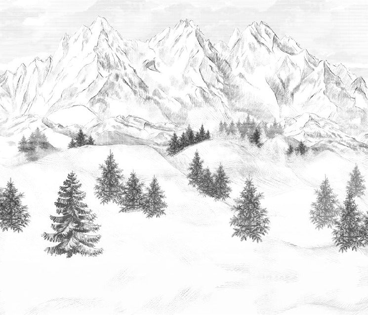Sfondo della montagna di Chamonix