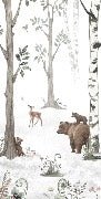 Spring forest animals wallpaper