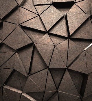 Papier peint 3D black perspective rouille, XXL, tendance