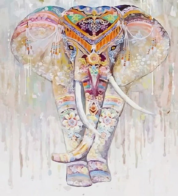 Papier peint Eléphant Boho Indien, XXL, tendance