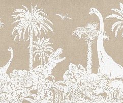 Tapete Dinos monochrom beige