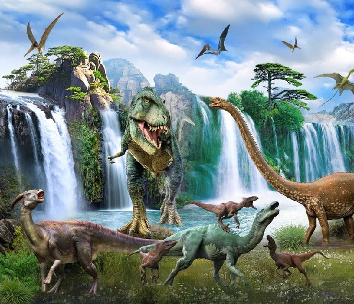 Tapete Dinosaurier 3D