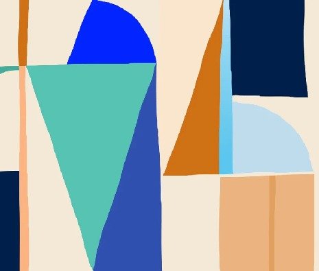 Papier peint Memphis style vibrant, XXL, tendance