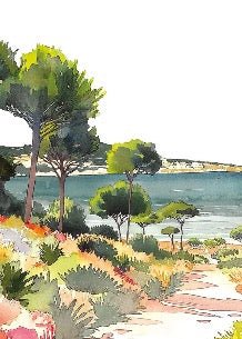 Papier peint panoramique air estival, XXL, tendance