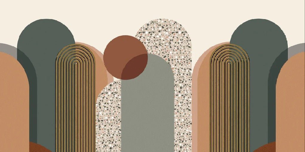 Papier peint Art déco graphique tendance, XXL, tendance