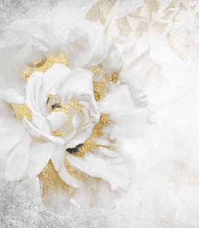 Papier peint Fleur Or