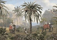 Papier peint à l'aube du Bengale, mural concept, tendance