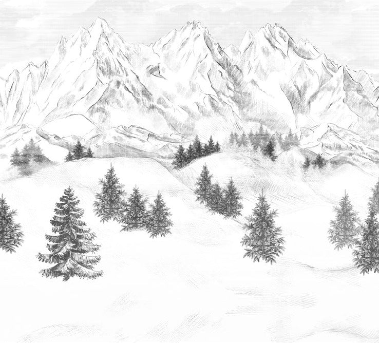 Sfondo della montagna di Chamonix
