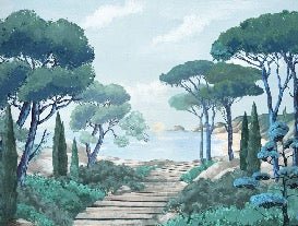 Papier peint balade dans les calanques, XXL, tendance