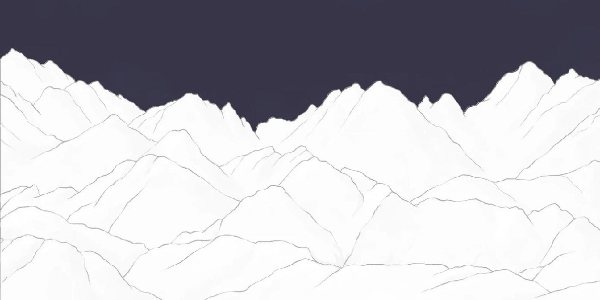 Massif des Écrins panoramic wallpaper