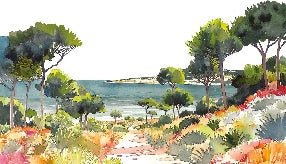 Papier peint panoramique air estival, XXL, tendance