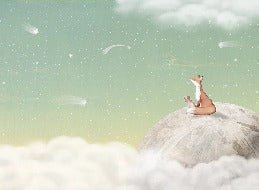 Papier peint bébé nuit apaisante vert, XXL, tendance