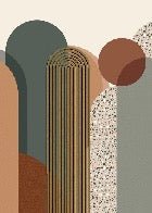 Papier peint Art déco graphique tendance, XXL, tendance