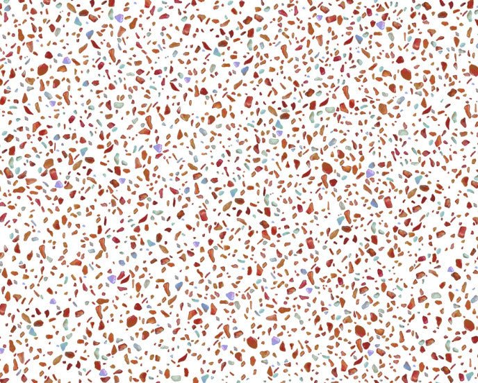 Tapete mit Terrazzo-Effekt