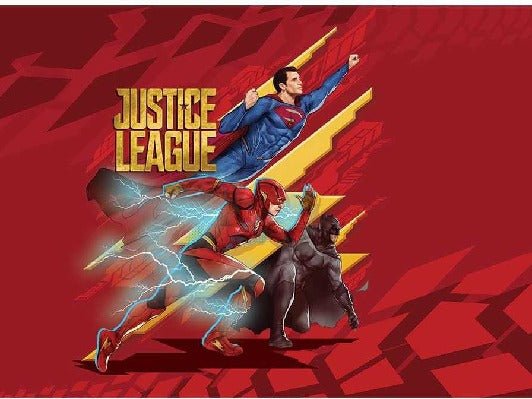 Panoramic wallpaper justice league hero ready to go red