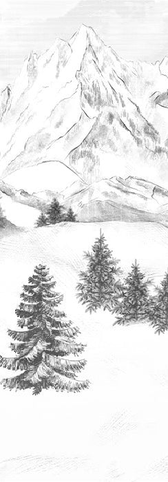 Tapete Berggipfel von Chamonix