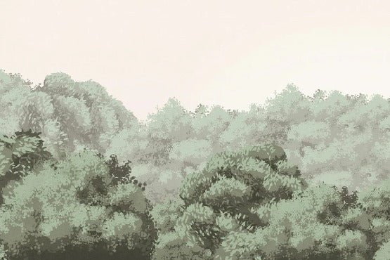 Papier peint panoramique buisson