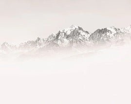 Tapete Nebliger Morgen Mont Blanc